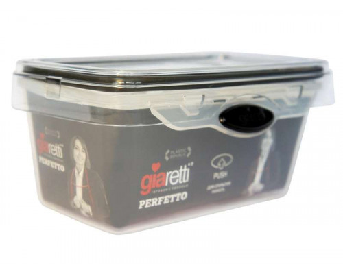 Ёмкость для хранения GR1076 Giaretty 1,1л прямоугол. с крыш. пластик "Perfetto"