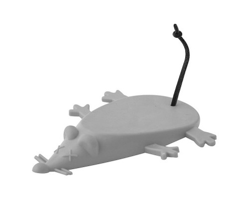 Фиксатор для дверей RC45-2 "Мышка" 12шт/уп. 23см силикон