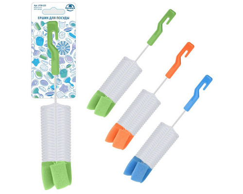Ёршик для посуды LF58-123 (комби) 26х5см.