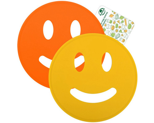 Подставка под горячее AN80-192 "Улыбка" 12шт/уп. d-15см силикон