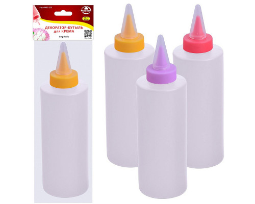 Декоратор для крема AN80-239 (бутыль) 0,65л пластик