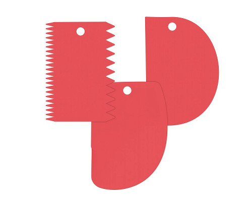 Шпатели кондитерские VL80-246 17,5см 3пр. пластик