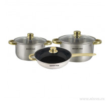 Посуда набор MC-7083 Mercury 6пр. нерж. ст.