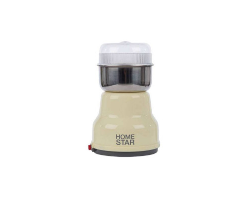 Кофемолка Homestar HS-2001(000500) 150Вт электр. 50гр. нерж.ст. кремовый