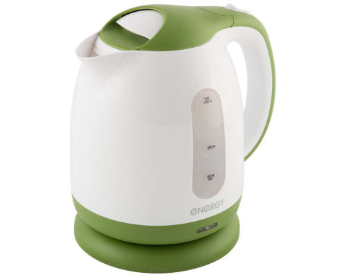 Чайник электрический Energy E-293 005211 1,7л пластик 2200Вт бел-зел.