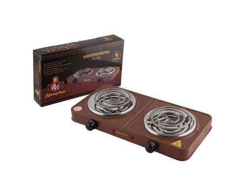 Электроплитка 2конф. МА-062(006058) МАТРЁНА 1000Вт спираль электр. Электроплитка 2конф. МА-062(006058) МАТРЁНА 1000Вт спираль электр.