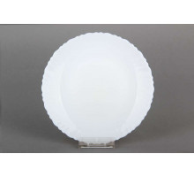Тарелка LHP75-/6F60 КОРАЛЛ "Классика-3" d-19см керам. кругл. бел.