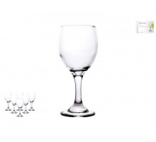 Бокалы для вина GL2004 КОРАЛЛ 0,19л 6пр. стекло