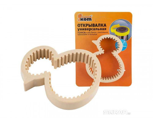 Открывалка для банок и бутыл. 004726 Рыжий кот "CHICK" 10х8х1,8см.