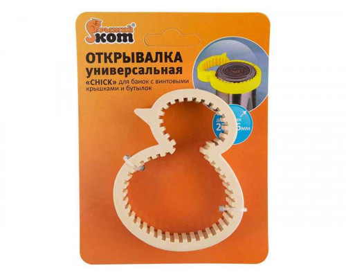 Открывалка для банок и бутыл. 004726 Рыжий кот "CHICK" 10х8х1,8см.