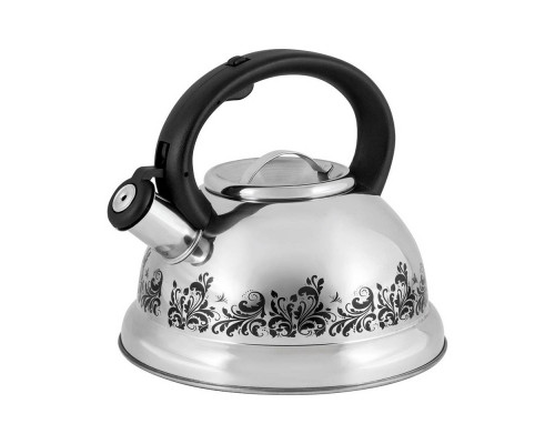 Чайник Mallony MAL-0417A 002102 3л нерж сталь инд. свисток ручка пластик серебристый