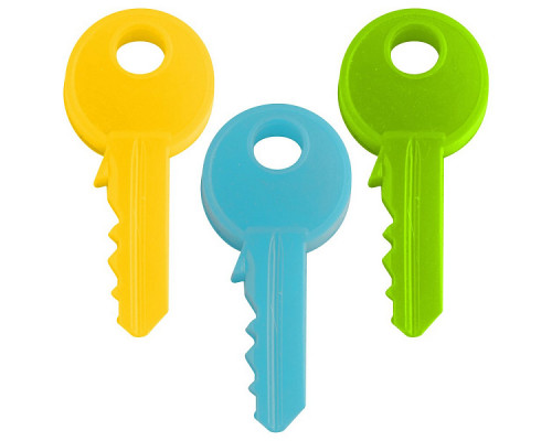 Фиксатор для двери VL45-33 "Ключик" 9,5см пластик