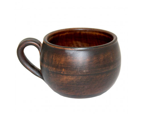 Чашка 1136 КРАСНАЯ ГЛИНА 0,25л керам. коричн.