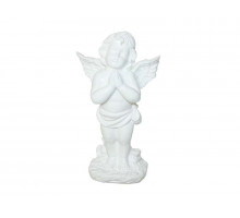 Статуэтка "Ангел молящийся №2" 0122 33см керам. бел.