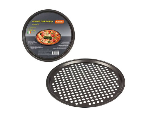 Форма для пиццы Mallony PIZZA 008571 32,5см сталь черный