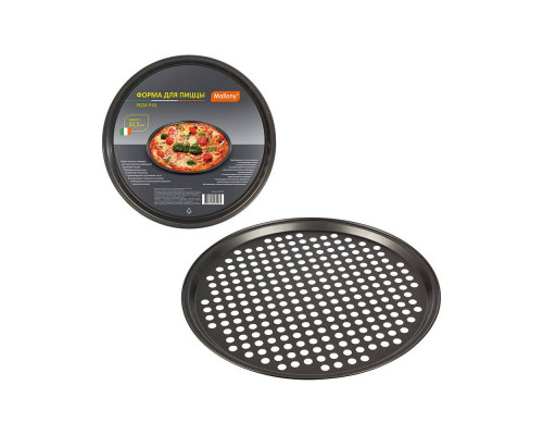 Форма для пиццы Mallony PIZZA 008571 32,5см сталь черный