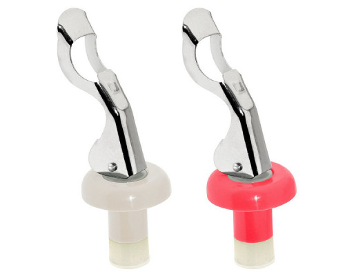 Пробка для бутылок с зажимом AN13-42 11х3см 6шт/уп. 15,8см