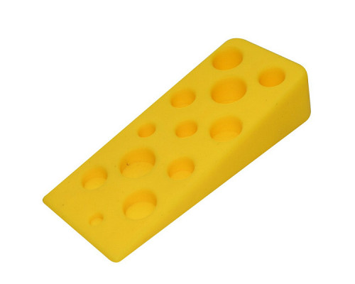 Фиксатор для дверей RC45-1 "Кусочек сыра" 22см силикон