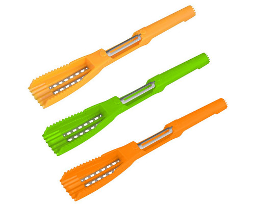 Овощечистка-резка DH53-5 "Супернова" 5в1 12шт/уп. 30см желт.