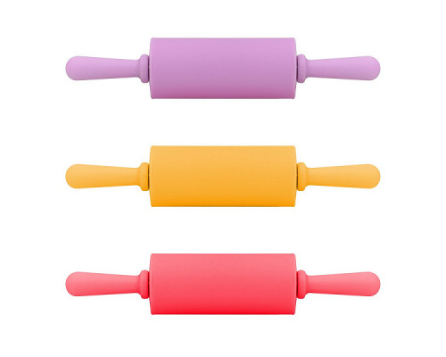 Скалка H80-94 пласт. руч. 22см