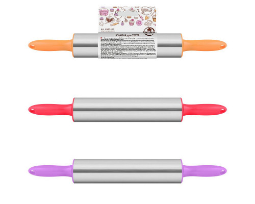 Скалка большая AN80-116 42см нерж. ст.