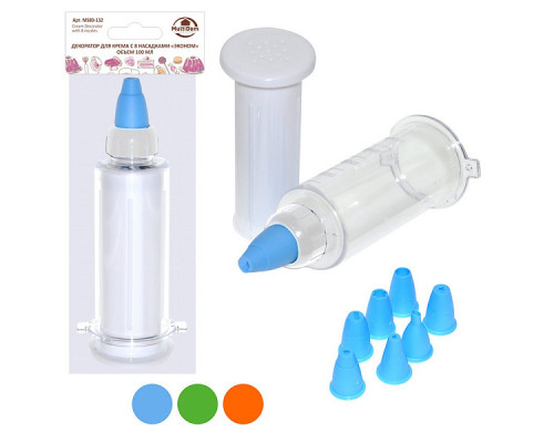 Декоратор для крема MS80-132 "Эконом" (8 насад) 16см