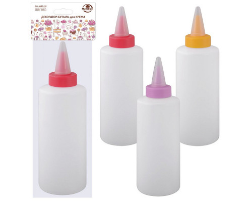 Декоратор для крема AN80-238 (бутыль) 550мл. пластик