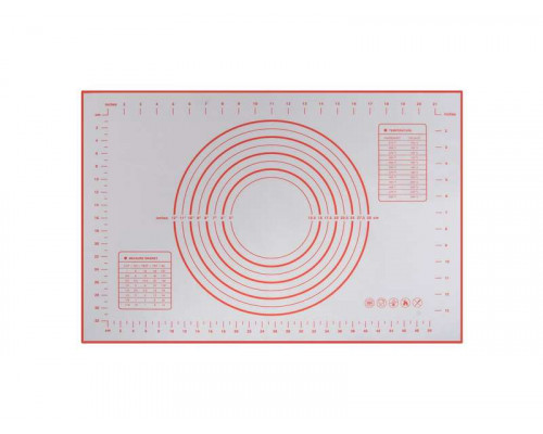 Коврик для выпечки VL80-375 с разметкой 40х30см силикон
