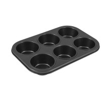 Форма для выпечки кексов Mallony BF-033(191315) 31,3х21,7х4см. ант. покр. прямоугол. сталь