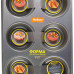 Форма для выпечки кексов Mallony BF-033(191315) 31,3х21,7х4см. ант. покр. прямоугол. сталь