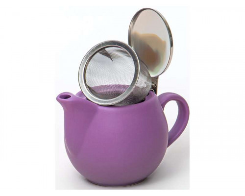 Заварочный чайник 109-06086 Elrington керам. 0,35л "Матовый фиолетовый"