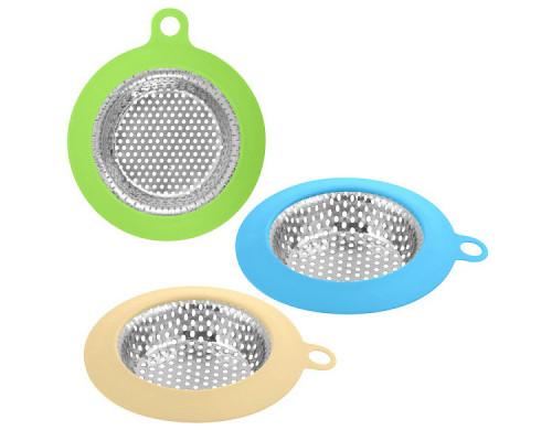 Ситечко для раковины VL34-36 9,6см d-7см нерж. ст.