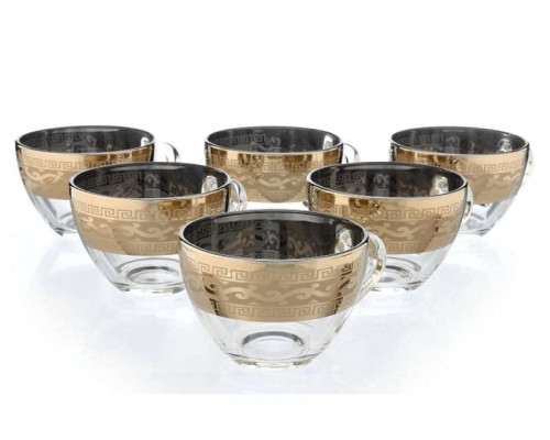 Набор кружек 6 пр. GLASSTAR "Версаль" GN1416, 0,2 л