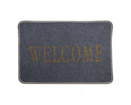 Коврик придверный (008452) Рыжий кот "Welcome" 38х58см полиэстер