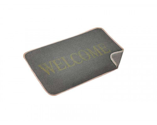 Коврик придверный (008452) Рыжий кот "Welcome" 38х58см полиэстер