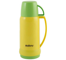 Термос уз. горл. (004433) Mallony с чаш. 0,45л пластик желт.