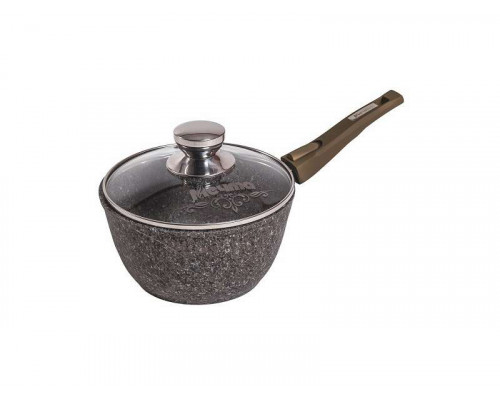 Ковш 082902 Мечта 1,7л алюм. съем. руч. гран. покр. "Premium"mokko черн.