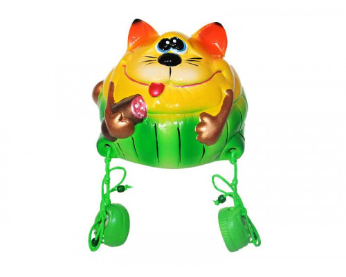 Копилка 9856 "Кот" висячие лапки керам.