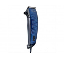 Машинка для стрижки волос Delta DE-4202 4 насад. от сети пластик/нерж сталь синий