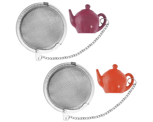 Ситечко для заваривания чая VL11-52 "Чайник" 4,5х4,5см. метал.