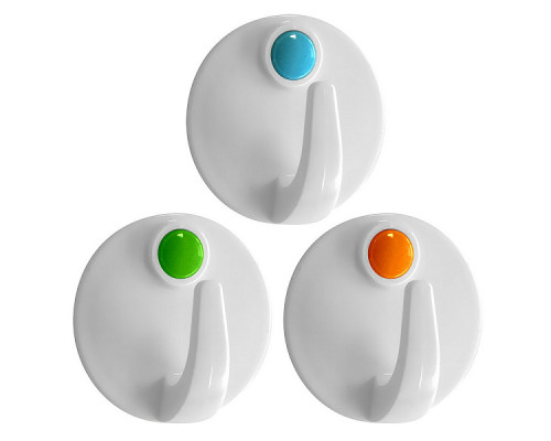 Крючки набор Мультидом SM27-206 2пр пластик белый