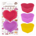 Формы для маффинов VL80-293 "Сердце" 6шт. силикон