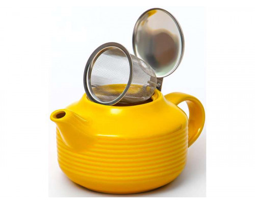 Заварочный чайник 109-06096 Erlington керам. 0,7л желт. "Феличита"