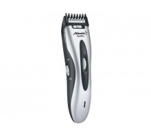 Триммер для волос Atlanta ATH-6907 2 насад. 0,5-18мм аккумулятор пластик/нерж сталь серый