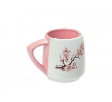 Кружка Славянская Керамика "Сакура" 9778 "Кристалл", 0,5 л, керам., роз.