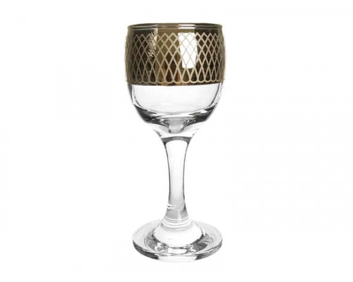 Рюмки GN86_134_3 GLASSTAR "Луиз" 0,06л 6пр. стекло