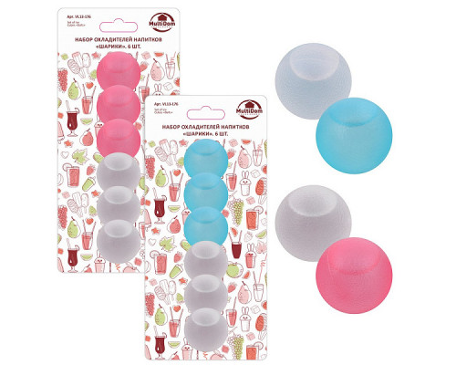 Охладители для напитков VL13-176 "Шарики" 6шт.