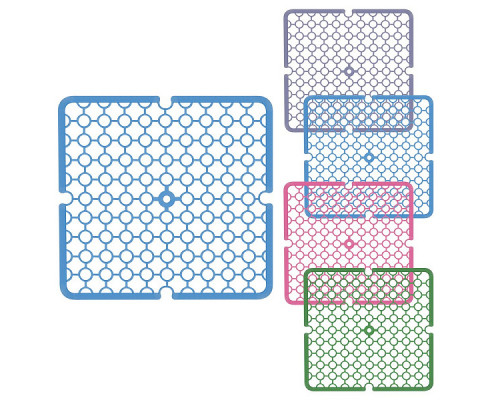 Коврик для раковины МГ76-116 29х29см.