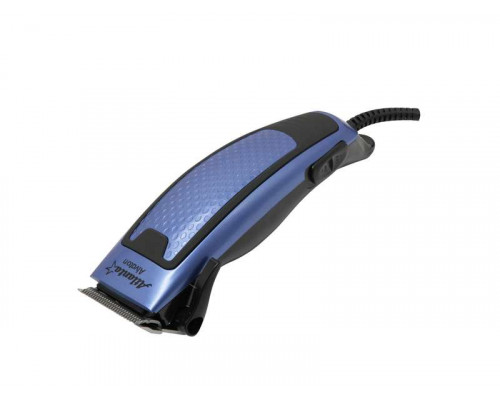 Машинка для стрижки волос Atlanta ATH-6875 4 насад. 3-12мм от сети пластик/металл синий