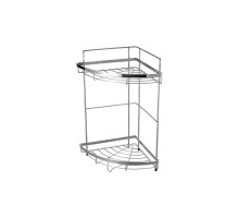 Полка 2ярус. COZY-CR-2(312067) углов. 24,5х24,5х38см.